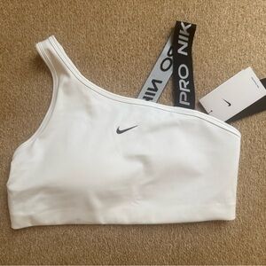 Nike Pro Women's White One-Shoulder Sports Bra
Dri-Fit Sz L